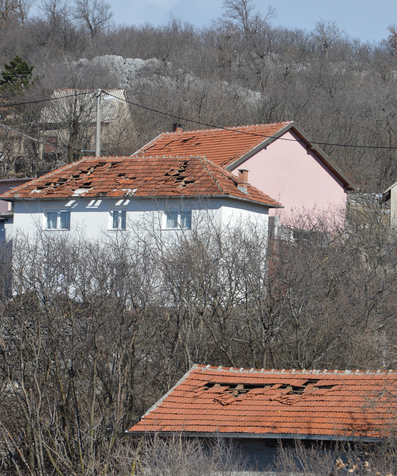 Orkanska bura u Izbičnu